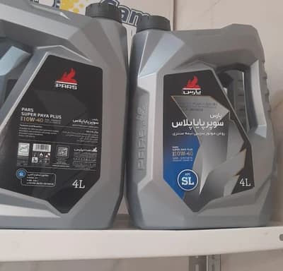 روغن موتور نفت پارس مدل سوپرپایا پلاس SL 10W40 حجم ۴ لیتر