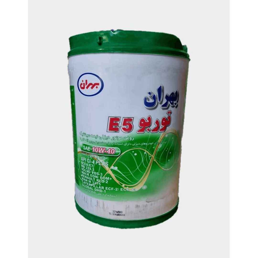 روغن موتور بهران توربو ۱۰W-40 دیزلی ۲۰ لیتری