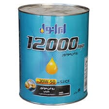 روغن موتور خودرو ایرانول مدل 12000 ظرفیت ۴ لیتر گرید 20w50