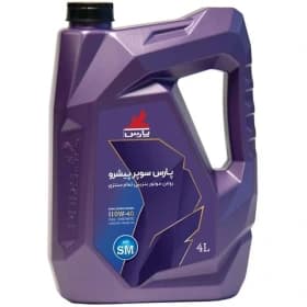 روغن موتور نفت پارس مدل سوپر پیشرو SM ۱۰W-۴۰ حجم ۴ لیتر