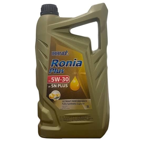 پک روغن رونیا پلاس (SN 5W30) 5L + فیلتر روغن و فیلتر هوا